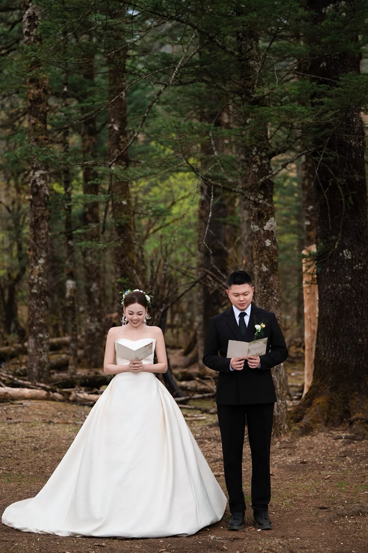 Tyler & Emmy in the forest